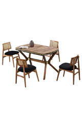 Benjamin Walnut Table And Chair Set FRL1016