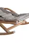 Carrozzina in legno marrone chiaro