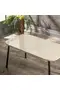 Center Table Kr Metal Leg Cream