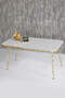 Nesting Table And Center Table Kr Set Gold Efes Wire