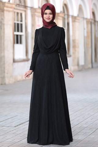 Esila Evening Dress Black