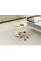Bitez Metal Bed Frame 140x190 ARM080 White + Walnut