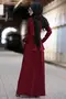 Burgunderfarbener Dora-Jumpsuit