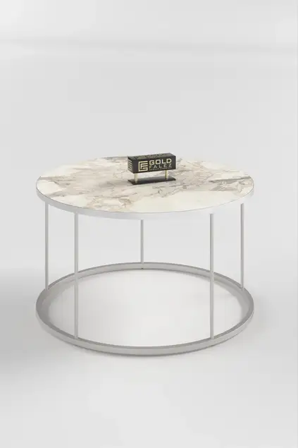 Coffee Table and Zigon Coffee Table Terra Set Silver