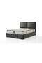 MD Prague 180x200 Double Bed, Base, Headboard Set GM163