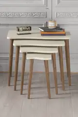 Zigon Coffee Table Wooden 4 Piece Square