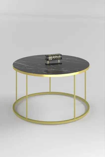 Couchtisch und Zigon Couchtisch Terra Set Gold