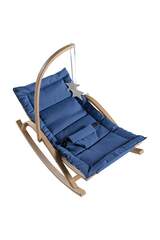 Wooden Baby Carriage Navy Blue