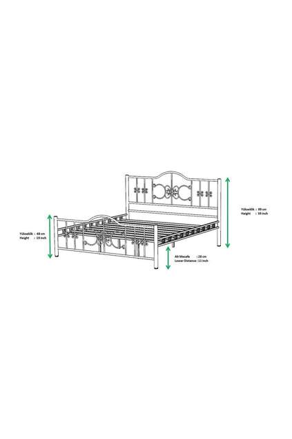 Pero Metal Bed Frame 90x190 ARM109
