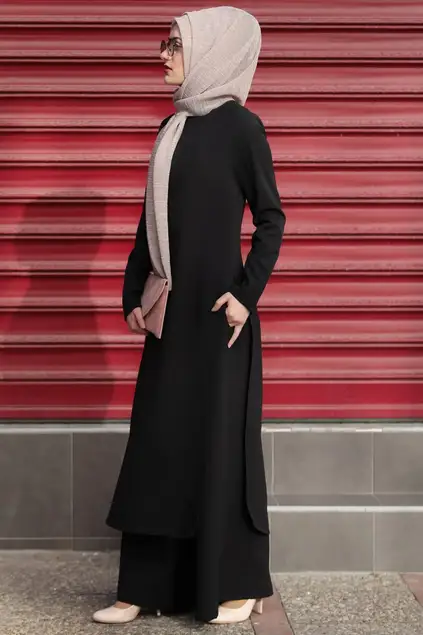 Siyah Renk Hayat Tunik