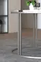 Center Couchtisch Single Silber Lux Special
