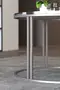 Center Couchtisch Single Silber Lux Special