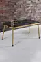 Mitteltisch Gold Metallbein Gold Bendir