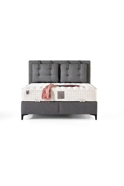 MD Golf 160x200 Doppelbett, Boxspringbett, Kopfteilsatz GM166