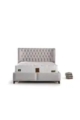 MD Hermes 160x200 Çift Kişilik Yatak, Baza, Başlık Seti GM105