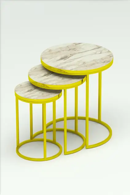 Nesting Table C Lux Gold