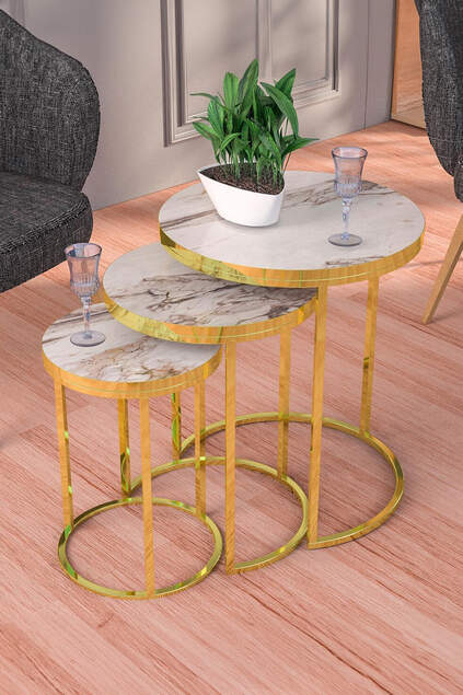 Set 4 Pezzi C Lux Oro