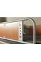 Perle Stockbett 90x190 ARM005 Grau + Nussbaum
