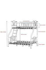 İmaj Letto a Castello 90x200 + 140x200 ARM058