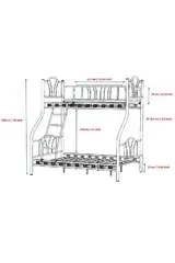 İmaj Stockbett 90x200 + 140x200 ARM058