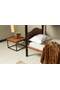 Pearl Bunk Bed 90x200 ARM006 Black + Walnut