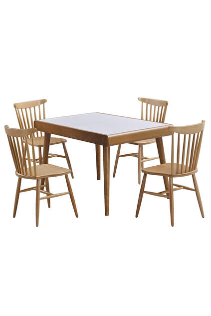 Stormi White Table And Chair Set FRL1021