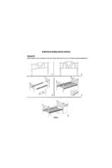 Bella Metal Bed Frame 90x190 ARM138 Burgundy