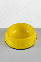 Cat and Dog Food/Water Bowl Large Yellow