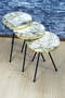 Nesting Table And Center Table Combined Set Gold Bendir 3200