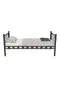 Metis Struttura Letto in Metallo 90x190 ARM164 Nero