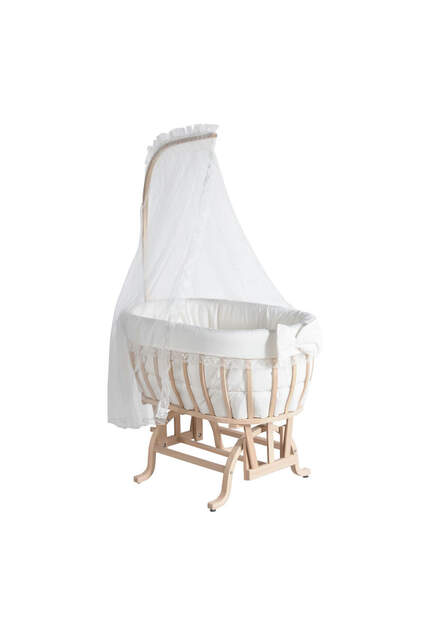 Wooden Organic Basket Crib