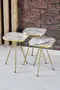 Nesting Table Gold Black Leg Bendir 2201