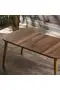 Center Table Wooden Turned Leg Square Walnut