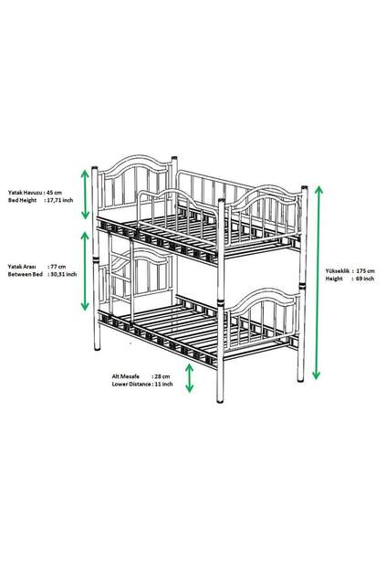 Belinay Stockbett 90x200 ARM036