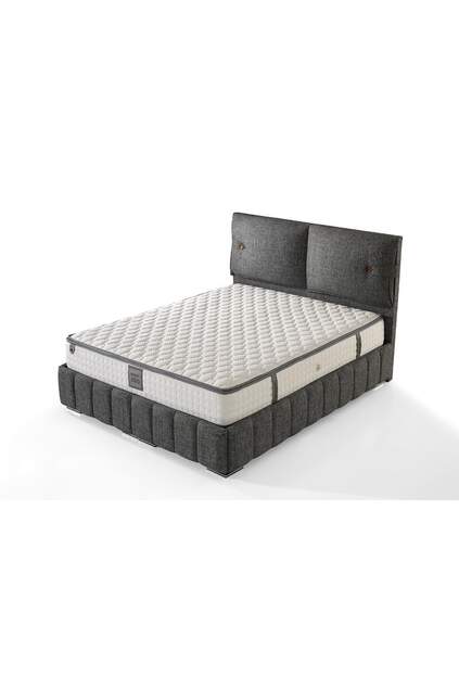 MD Prague 180x200 Double Bed, Base, Headboard Set GM163