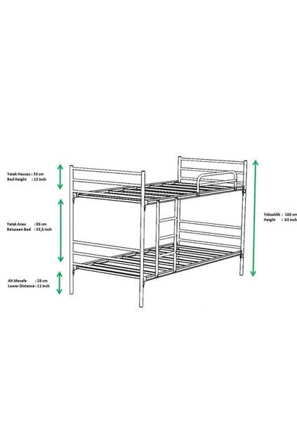 Linda Telli Bunk Bed 90x190 ARM051