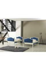 Melis Stockbett 90x190 ARM001 Blau
