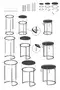 Nesting Table C Lux Double Silver