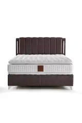 MD Double 160x200 Çift Kişilik Yatak, Baza, Başlık Seti GM108