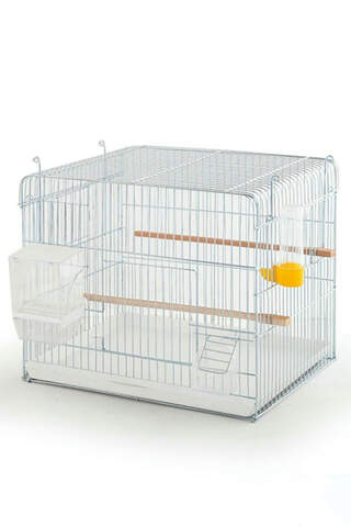 Production Cage 45*35*40 Grid Full Set Silver