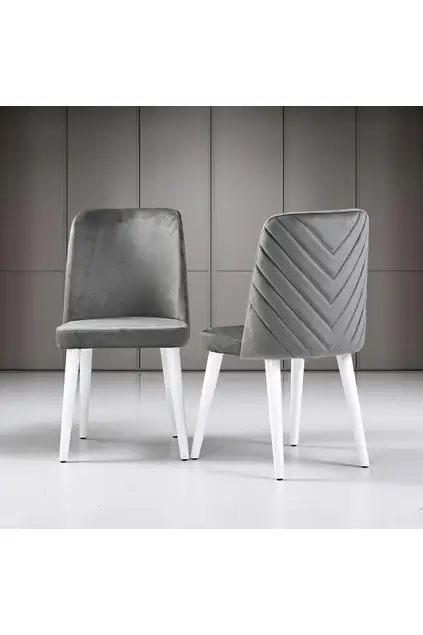 Elkamet White Table & Foresta Chair Set HDR1216