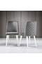 Elkamet White Table & Foresta Chair Set HDR1216
