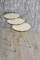 Nesting Table Metal Leg Pattern 2081