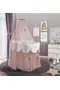 Cesto Bianco Presepe Lusso Rosa