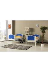 Baby Perle Stockbett 80x160 ARM025 Blau