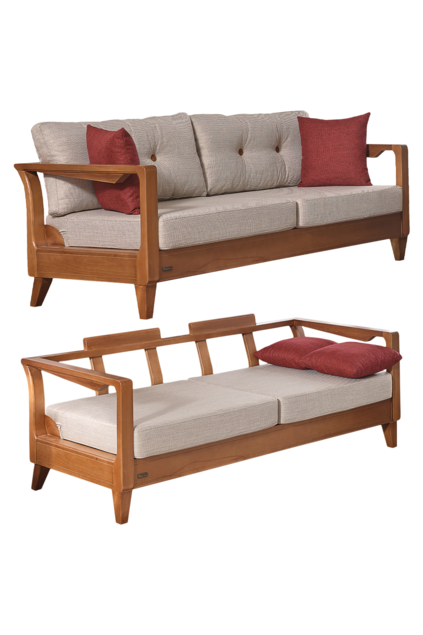 MD Flamingo Skandinavisches 3er-Sofa MDN112A