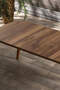 Set tavolo e centrotavola a incastro Kr in legno di noce tornito