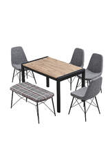 Sementa Walnut Table And Chair Set FRL1031