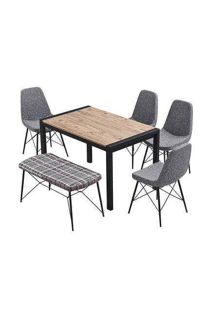 Sementa Walnut Table And Chair Set FRL1031
