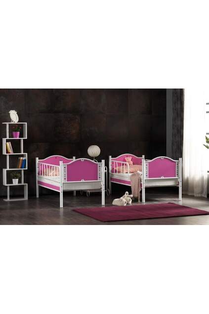 Baby Pearl Bunk Bed 90x200 ARM024 Pink